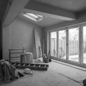 extension de maison parfaitement intégrée à l'existant